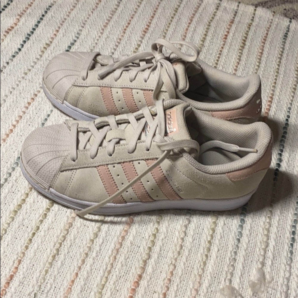 Adidas Stan Smith beige suede sneakers US 6